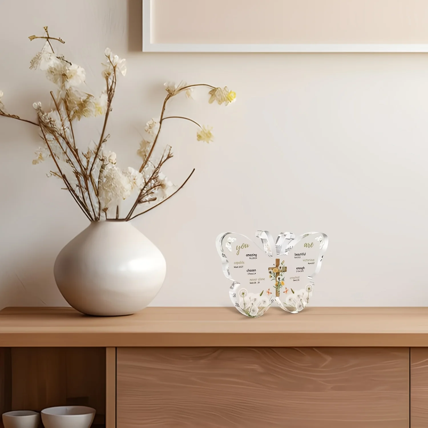 Acrylic Faith Butterfly Keepsake 3 Acrylic Faith Butterfly Keepsake - Image 3