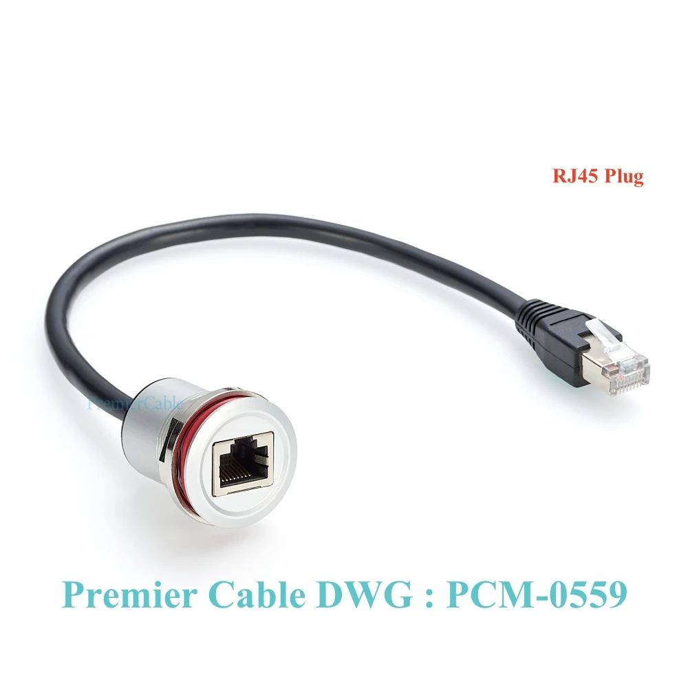 USB 2.0 Round Panel Mount Extension Cable 6 USB 2.0 Round Panel Mount Extension Cable - Image 6