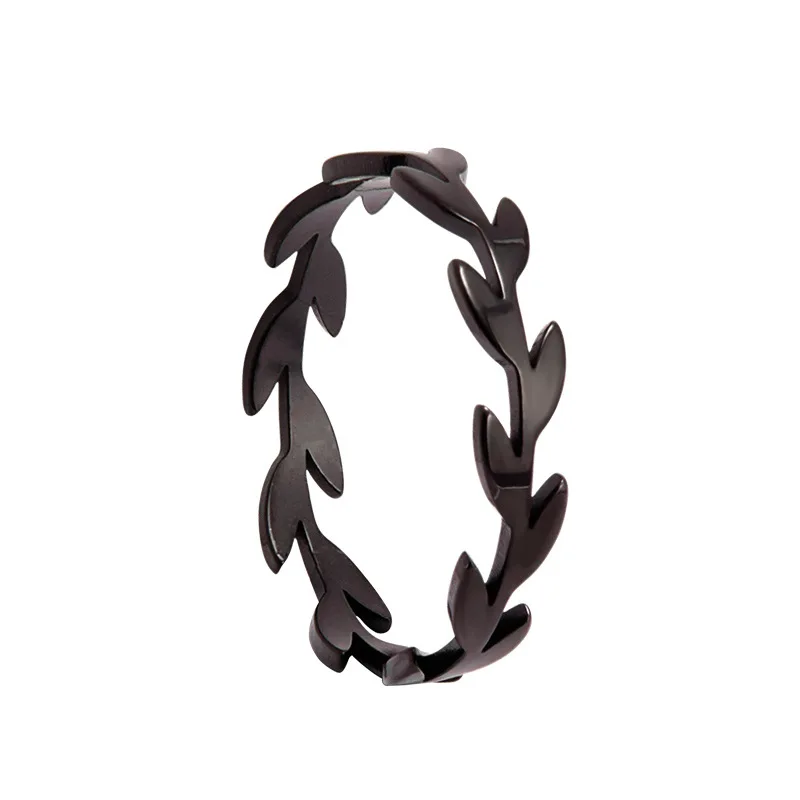 Bohemian Stainless Steel Leaf Ring for Women 6 Bohemian Stainless Steel Leaf Ring for Women - Image 6