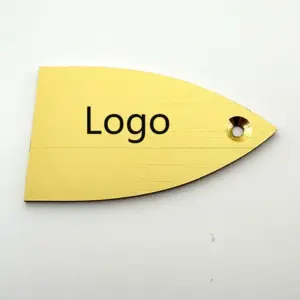 Aluminum Leaf-Shaped Truss Rod Cover Plate for Electric Guitars 9 S7beb6a409192427288e9151359b3a316m