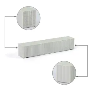 N Scale 48-ft Cargo Container Set (9pcs) 8 S7bebfea24f3d49ab891770ffd4523720i