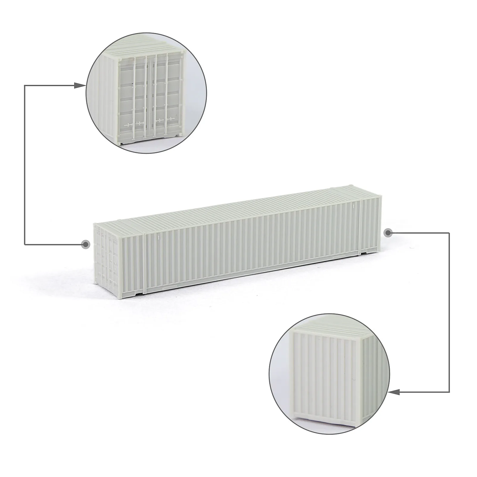 N Scale 48-ft Cargo Container Set (9pcs) 3 N Scale 48-ft Cargo Container Set (9pcs) - Image 3