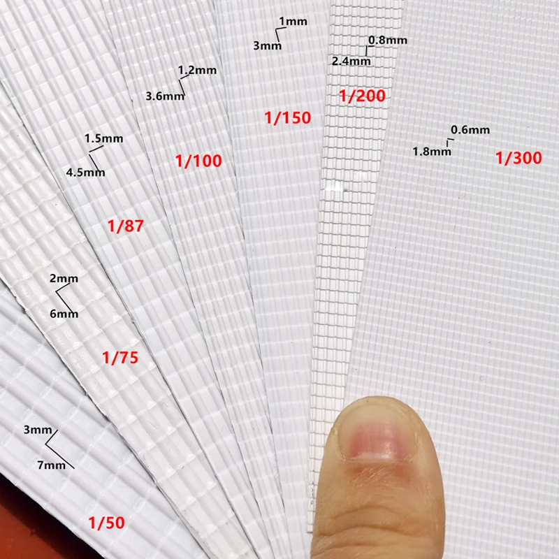 Red PVC Roof Tile Sheet for Miniatures 4 Red PVC Roof Tile Sheet for Miniatures - Image 4
