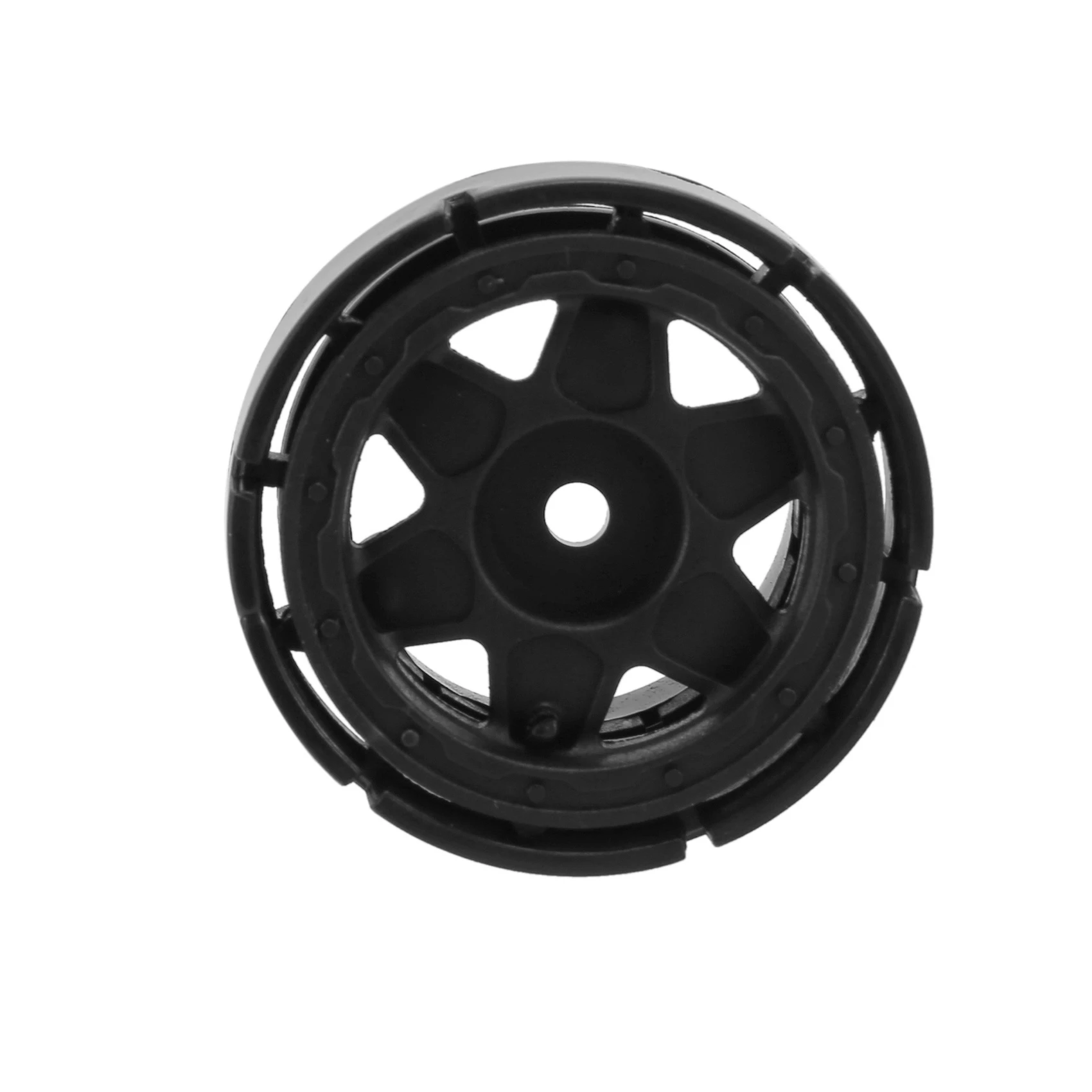 Black RC Wheel Rim Set for 1/24 Scale 2 Black RC Wheel Rim Set for 1/24 Scale - Image 2