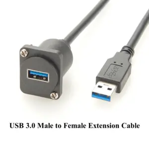 USB 3.0 Male to Female Extension Cable 0.6m/0.9m