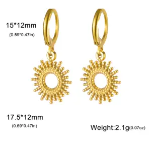 Stainless Steel Hoop Earrings Collection 17 S7c43647672464f058f722c666fc586ceV