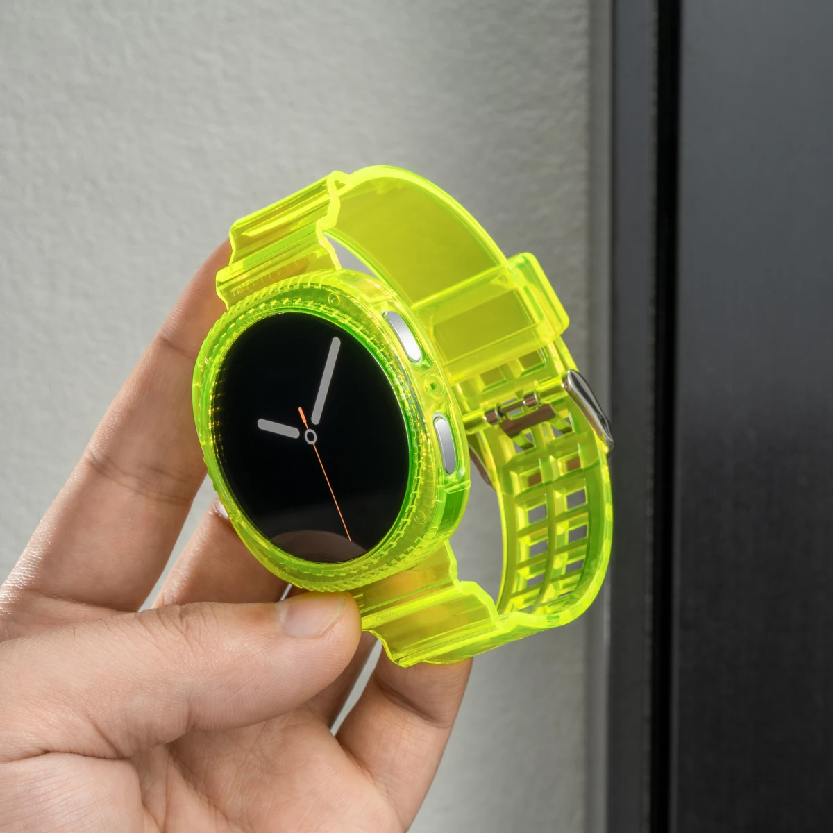 Transparent Silicone Case and Strap for Samsung Galaxy Watch 8 9 Transparent Silicone Case and Strap for Samsung Galaxy Watch 8 - Image 9