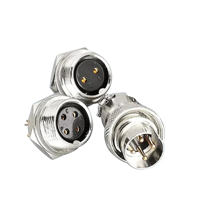 GX16MF Aviation Plug Connectors Set (2-8 Pins) 5 GX16MF Aviation Plug Connectors Set (2-8 Pins) - Image 5