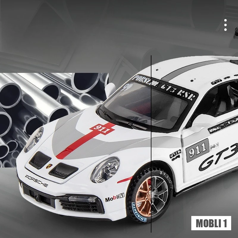 1:32 Porsche 911 GT3 RSR Model with Sound and Lights 4 1:32 Porsche 911 GT3 RSR Model with Sound and Lights - Image 4