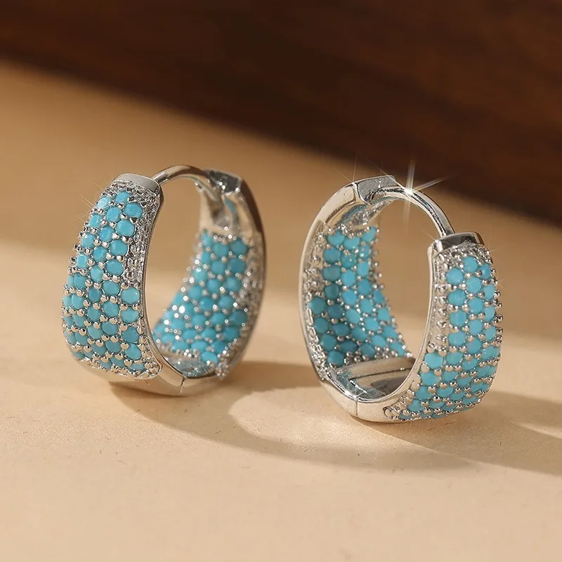 Elegant Silver and Purple Earrings for Women 4 Elegant Silver and Purple Earrings for Women - Image 4