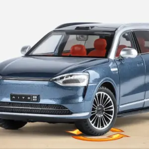 Black 1:24 AITO M9 SUV Diecast Model 13 S7cb113754f954e06ab8742e12ce94e081