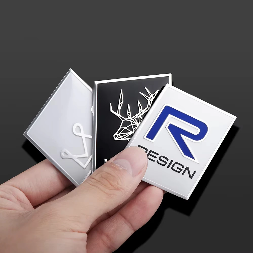 Aluminum Car Trunk Logo Sticker 5.4x4.4cm 4 Aluminum Car Trunk Logo Sticker 5.4x4.4cm - Image 4