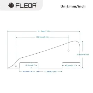 Black Pickguard Set for Les Paul Guitars 15 S7cea139364414de0bf246d6d01cde9b9E