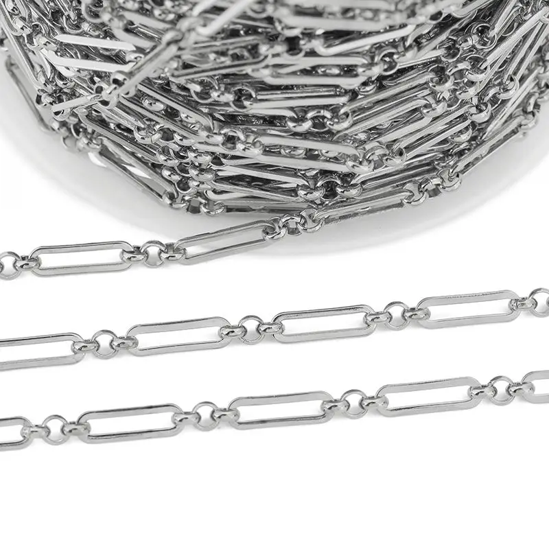 Heavy Stainless Steel Jewelry Chain in Gold Tone 7 Heavy Stainless Steel Jewelry Chain in Gold Tone - Image 7