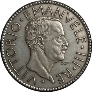 Vittorio Emanuele III Replica Coin, 1931 11 S7d0e96efd09d4451bc3c891da3cee3b6L