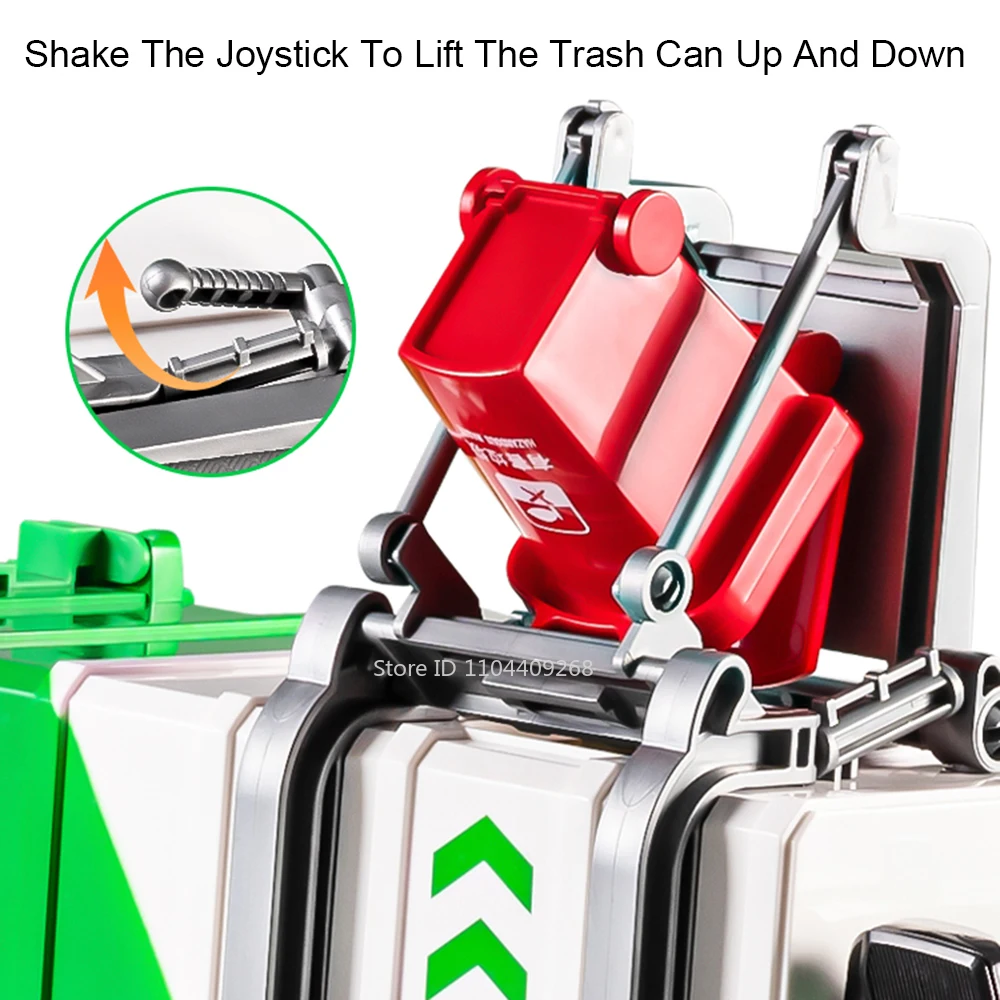 1:24 Scale Diecast Garbage and Mixer Trucks 4 1:24 Scale Diecast Garbage and Mixer Trucks - Image 4