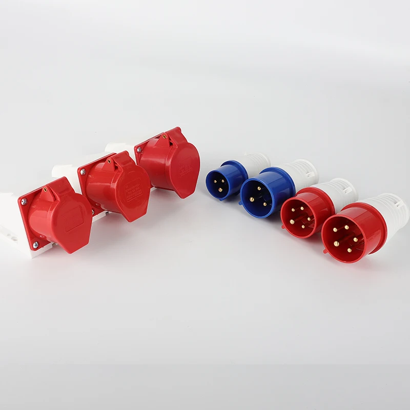 Industrial Waterproof Power Connector 32A 220/380V 3 Industrial Waterproof Power Connector 32A 220/380V - Image 3