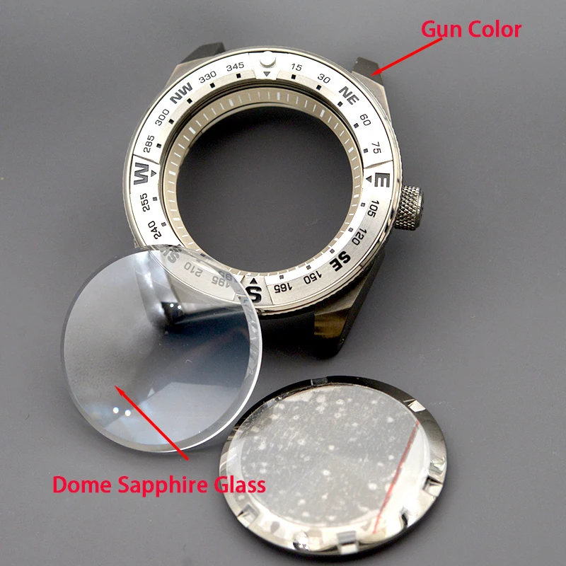 316L Stainless Steel Watch Case 45mm for Mechanical Watches 3 316L Stainless Steel Watch Case 45mm for Mechanical Watches - Image 3