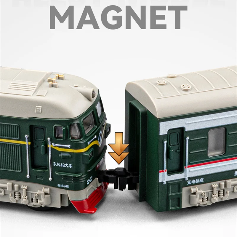 High-Speed Alloy Train Car Model in Vibrant Colors 5 High-Speed Alloy Train Car Model in Vibrant Colors - Image 5