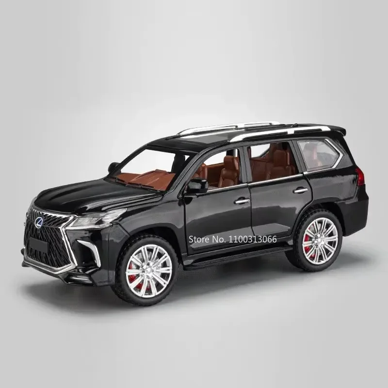 White 1:24 Lexus LX570 Diecast Model 10 White 1:24 Lexus LX570 Diecast Model - Image 10