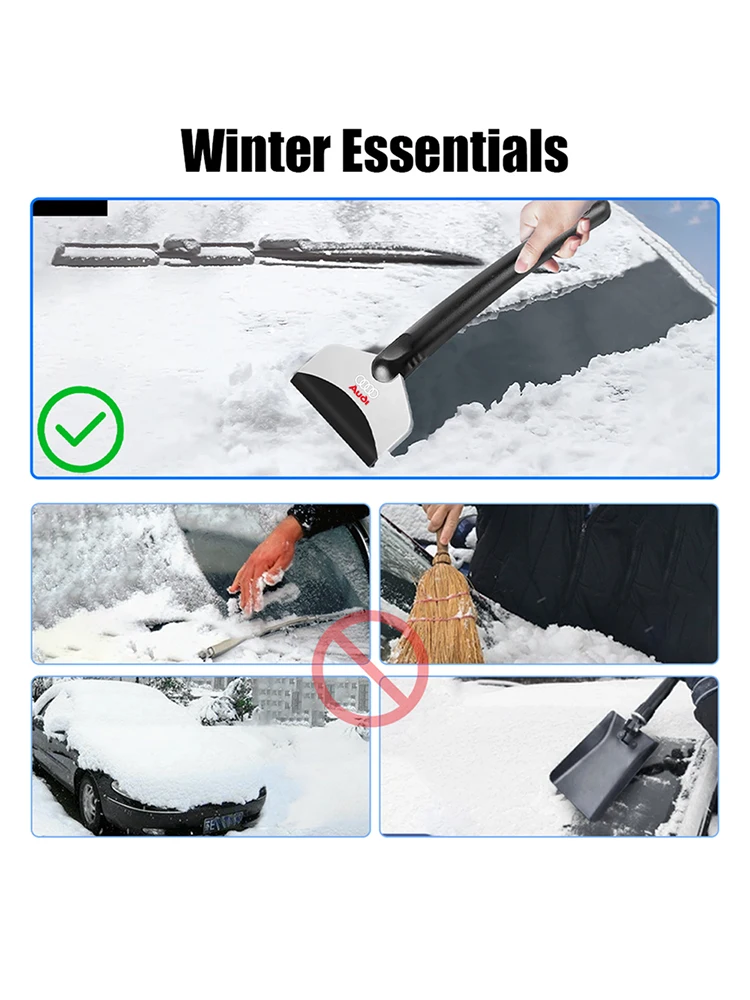 Portable Car Snow Remover Shovel with Stainless Steel Edge 5 Portable Car Snow Remover Shovel with Stainless Steel Edge - Image 5