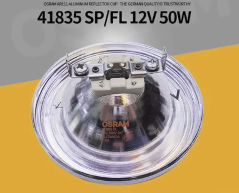 OSRAM HALOSPOT 111 ALU Reflector Lamp 50W 12V 1 OSRAM HALOSPOT 111 ALU Reflector Lamp 50W 12V
