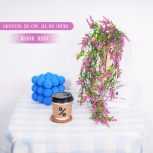 Artificial Pink Flower Vine Garland for Decor 16 S7dabc0a712f3450bae979be959ef2abbu