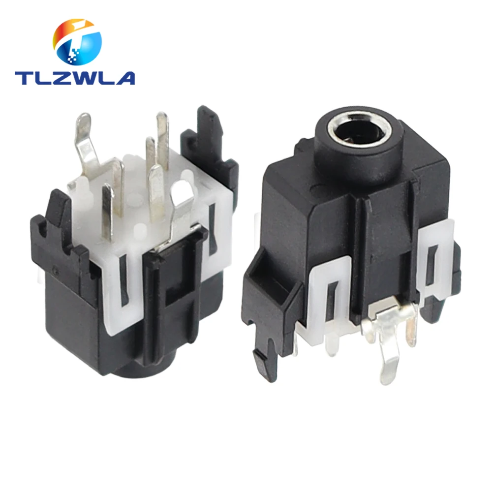 5-Pack 3.5mm Female Stereo Audio Connectors 2 5-Pack 3.5mm Female Stereo Audio Connectors - Image 2