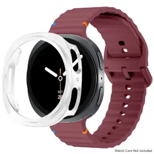 Pink Silicone Strap and Cover Set for Galaxy Watch 8 18 S7dbb37e6db994e86b88b4ec8a54bb582I