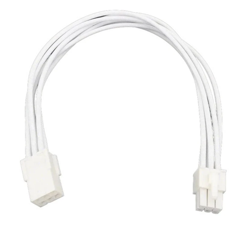 6-Pin PCIe Power Extender Cable 32cm Black & White 7 6-Pin PCIe Power Extender Cable 32cm Black & White - Image 7