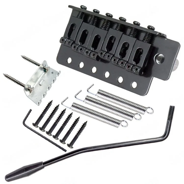 Left-Hand Electric Guitar Tremolo System in Chrome or Black 3 Left-Hand Electric Guitar Tremolo System in Chrome or Black - Image 3
