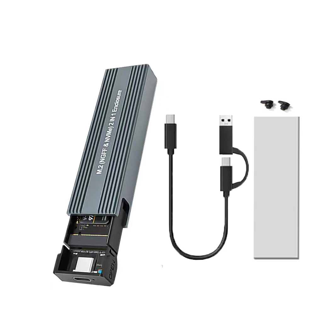 Dual Protocol M.2 SSD Enclosure with USB-C 7 Dual Protocol M.2 SSD Enclosure with USB-C - Image 7