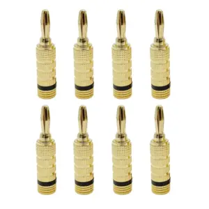 8-Piece 24K Gold-Plated Banana Plug Set for Audio 16 S7dfa18491f754e948d70bbb9dd1921f6B