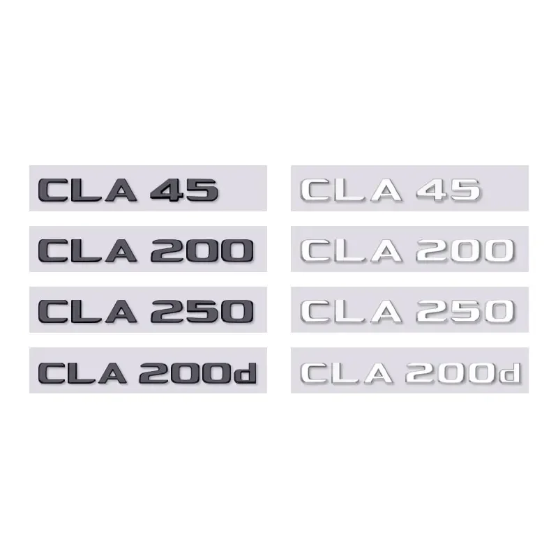 Mercedes-Benz CLA Car Sticker for CLA45, CLA200, CLA250 2 Mercedes-Benz CLA Car Sticker for CLA45, CLA200, CLA250 - Image 2
