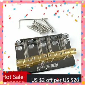 Wilkinson Precision Jazz Bass Bridge with Brass Saddles 11 S7e16874dbc0643cb9aff9fd40a2c0593h