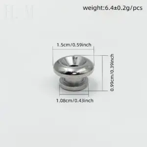Metal Guitar Strap Buckle Set with Large Mushroom Head 11 S7e1f27892c6d44d992beffd6d1168634S