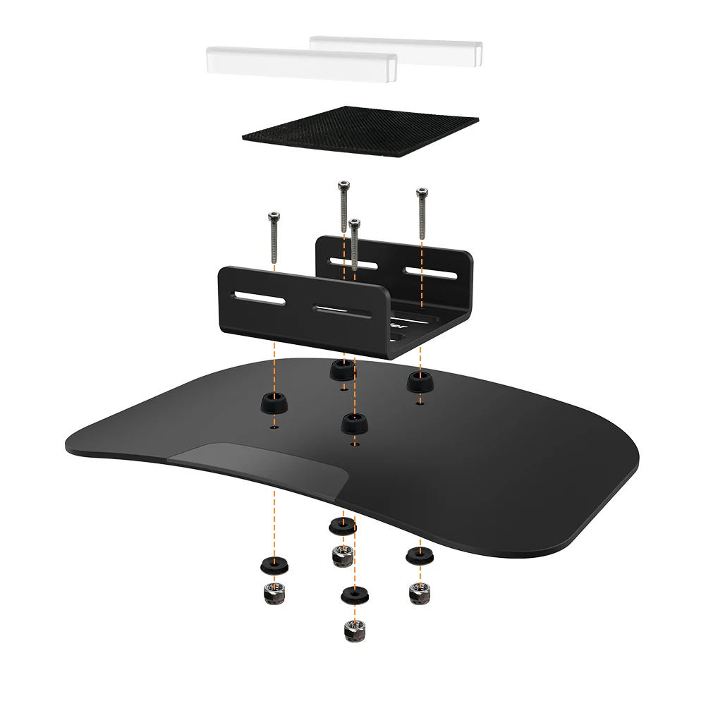 Black Aluminum Jet Ski Speaker Mount Kit 3 Black Aluminum Jet Ski Speaker Mount Kit - Image 3