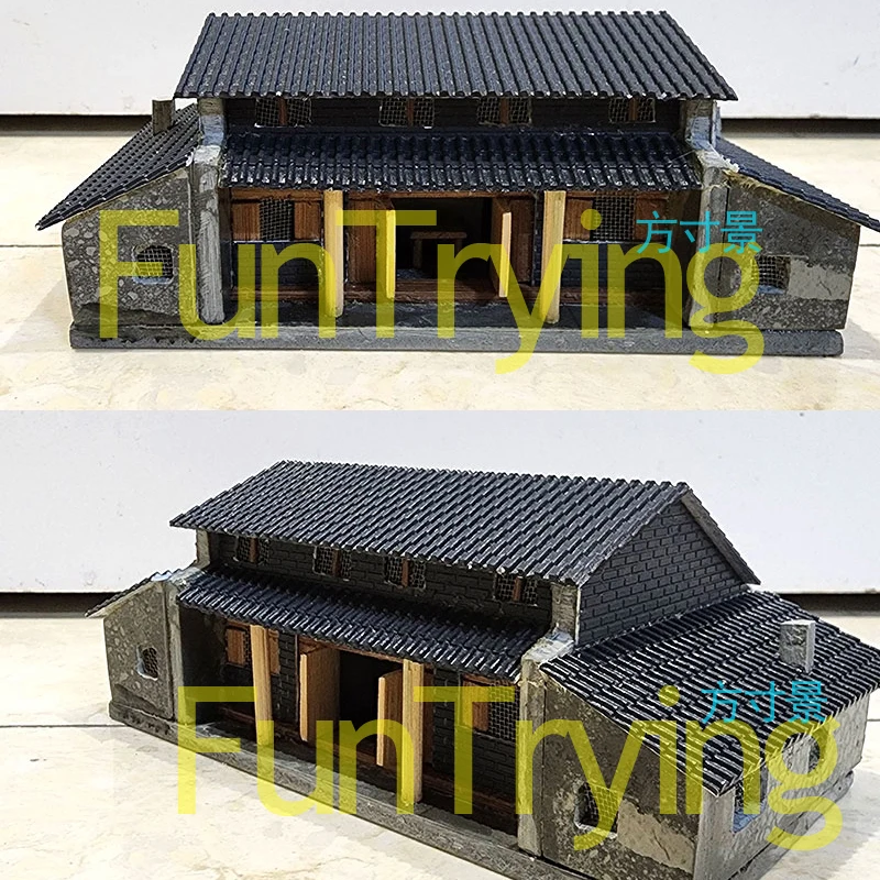 Red PVC Roof Tile Sheet for Miniatures 5 Red PVC Roof Tile Sheet for Miniatures - Image 5