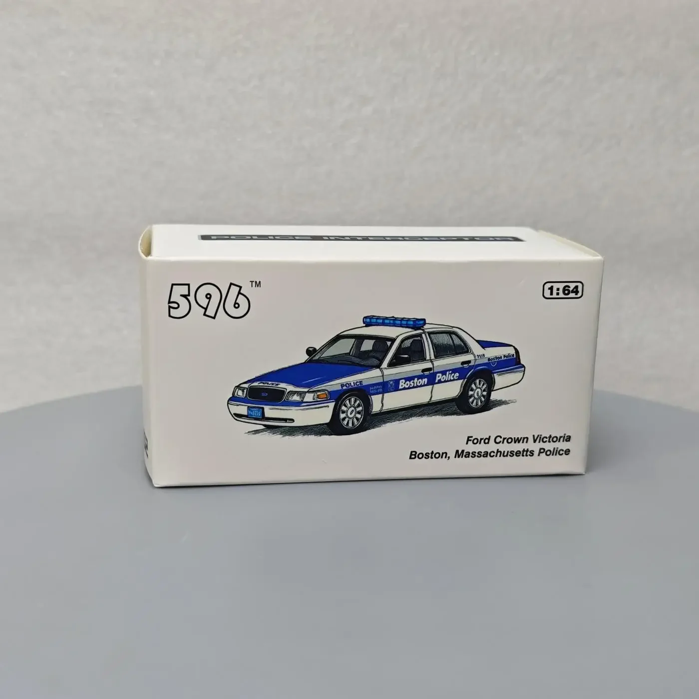 Boston Police Crown Victoria Miniature Model 1:64 Scale 6 Boston Police Crown Victoria Miniature Model 1:64 Scale - Image 6