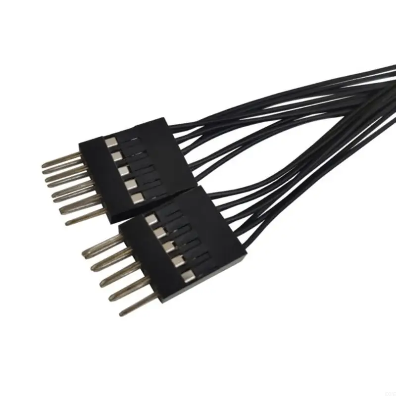 Black USB 2.0 Motherboard Header Extension Cable 5 Black USB 2.0 Motherboard Header Extension Cable - Image 5