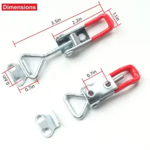 Heavy-Duty Metal Toggle Clamp Set with Adjustable Length 10 S7eca263e9c1a4359968bb2ba93ab0da80