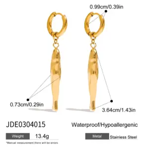 Stainless Steel Gold Fish Earrings Set 15 S7ee3c02e70374e6babe6b122f20a1d860