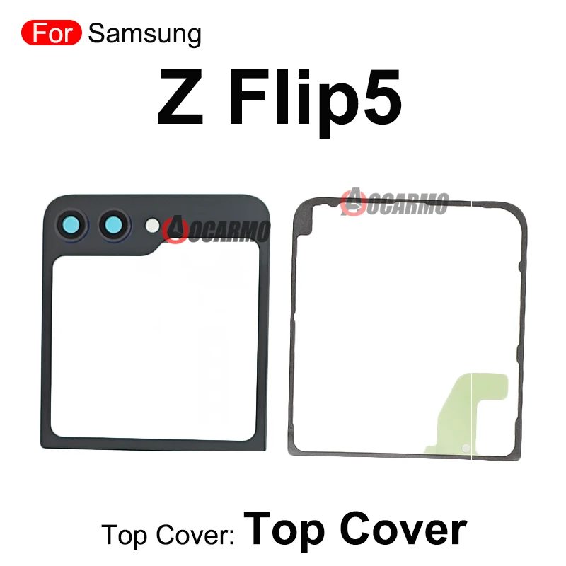 Samsung Galaxy Z Flip 5 Rear Panel Set Black, Green, Purple, White 3 Samsung Galaxy Z Flip 5 Rear Panel Set Black, Green, Purple, White - Image 3