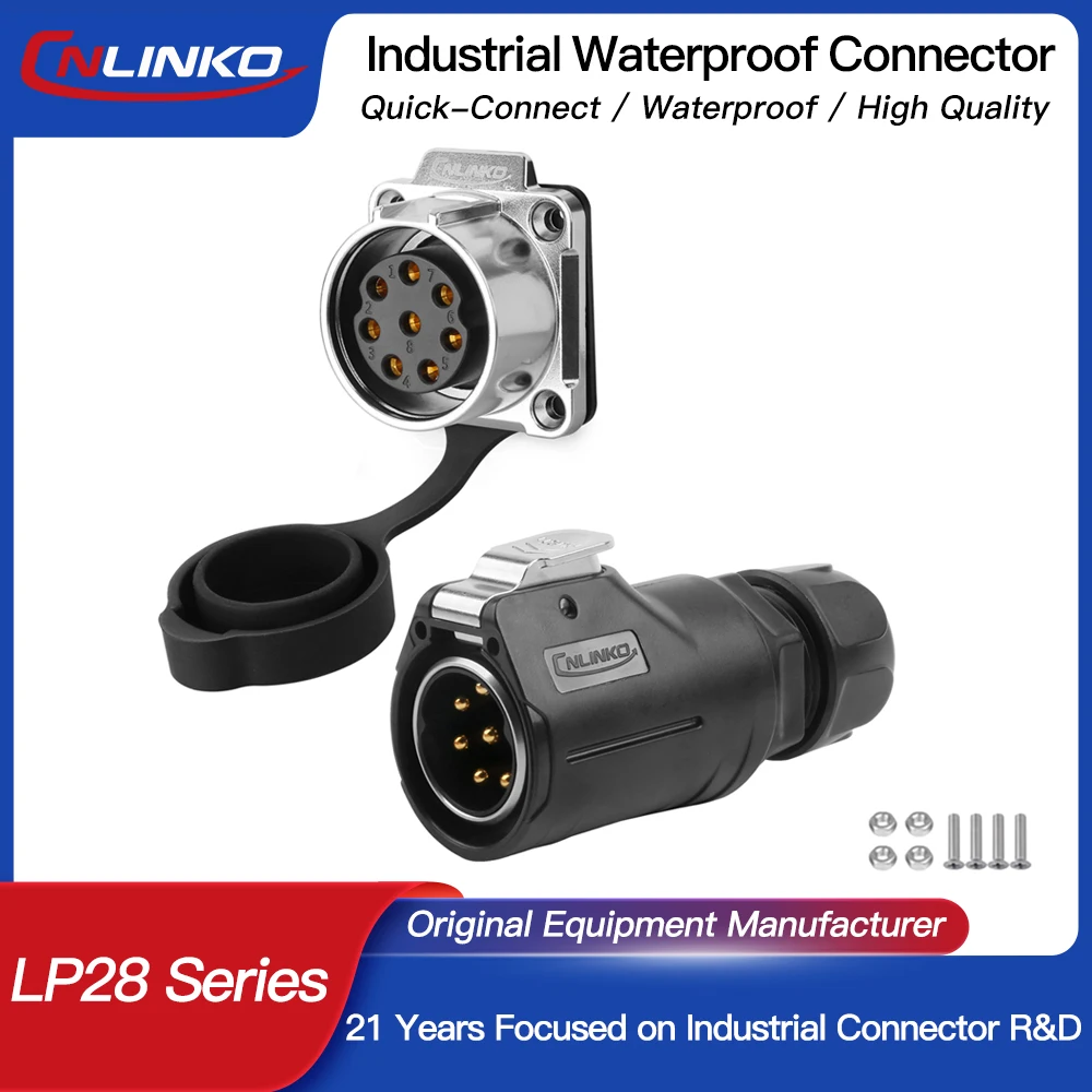 Waterproof M28 Circular Electrical Connector 15A 300V 1 Waterproof M28 Circular Electrical Connector 15A 300V