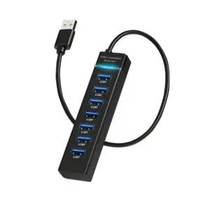 Black 7-Port USB 3.0 Hub with 30cm Cable 12 S7ef23c097d714ef78793a0a73e1ba06fx