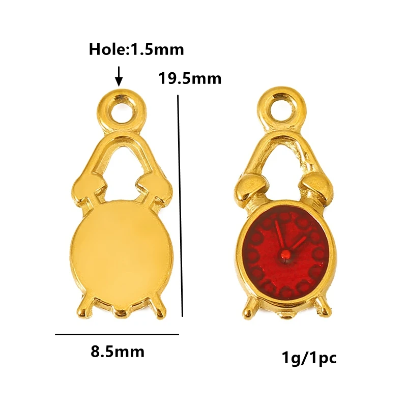 Colorful Stainless Steel Charm Set for DIY Jewelry 4 Colorful Stainless Steel Charm Set for DIY Jewelry - Image 4