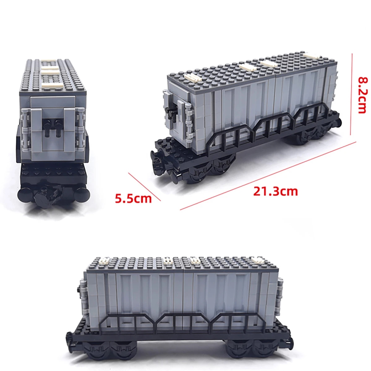 City Train Series MOC Freight Wagon for Builders 6 City Train Series MOC Freight Wagon for Builders - Image 6