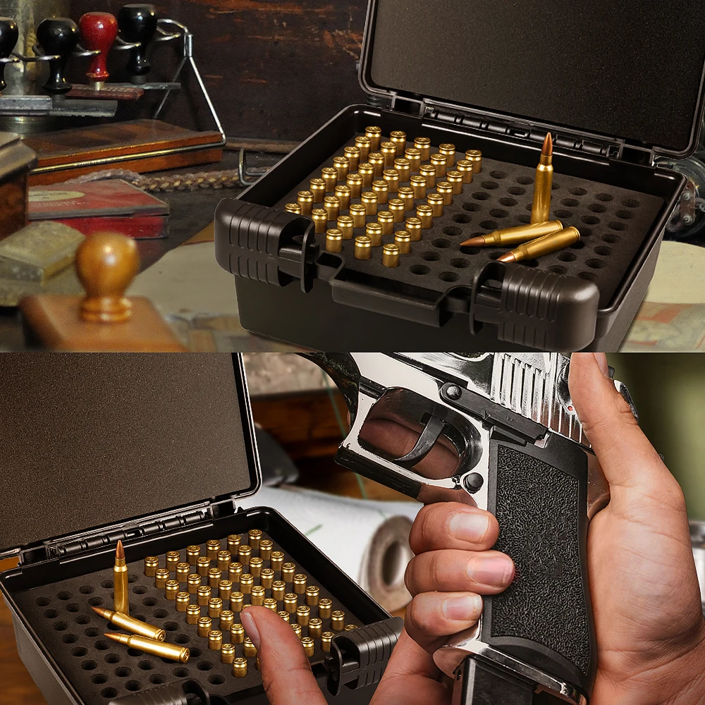 Ammo Storage Box 99 Rounds, Impact-Resistant 6 Ammo Storage Box 99 Rounds, Impact-Resistant - Image 6