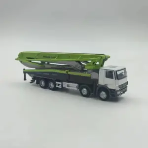 Detailed Miniature Concrete Pump Truck Model