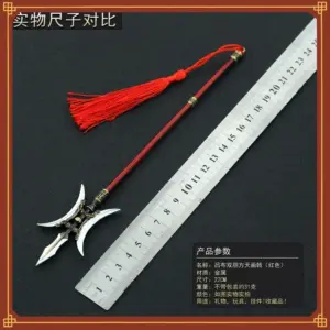 22cm Metal Halberd Inspired by Dynasty Warriors 10 S7f1ecd125f84477a9af30ff2885404a96